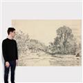 Picture of Sketched Creek _GroupedProduct_Rectangle_Landscape_Canvas_