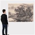 Picture of Sketched River _GroupedProduct_Rectangle_Landscape_Canvas_