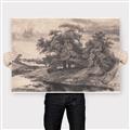 Picture of Sketched River _GroupedProduct_Rectangle_Landscape_Canvas_