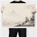 Picture of Riverside Sketched _GroupedProduct_Rectangle_Landscape_Canvas_