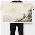 Picture of Riverside Sketched _GroupedProduct_Rectangle_Landscape_Canvas_