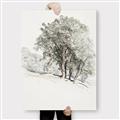 Picture of Trees on a Hill _GroupedProduct_Rectangle_Portrait_Canvas_