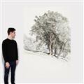 Picture of Trees on a Hill _GroupedProduct_Rectangle_Portrait_Canvas_