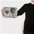 Picture of Sketched Airballoons _GroupedProduct_Rectangle_Landscape_Canvas_