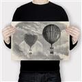 Picture of Sketched Airballoons _GroupedProduct_Rectangle_Landscape_Canvas_