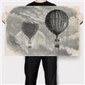 Picture of Sketched Airballoons _GroupedProduct_Rectangle_Landscape_Canvas_