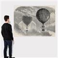 Picture of Sketched Airballoons _GroupedProduct_Rectangle_Landscape_Canvas_