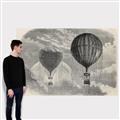Picture of Sketched Airballoons _GroupedProduct_Rectangle_Landscape_Canvas_