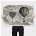 Picture of Sketched Airballoons _GroupedProduct_Rectangle_Landscape_Canvas_