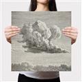 Picture of Sketched Clouds _GroupedProduct_Square_Canvas_