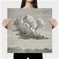 Picture of Sketched Clouds _GroupedProduct_Square_Canvas_