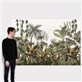 Picture of Jungle Flowers  _GroupedProduct_Rectangle_Landscape_Canvas_