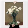 Picture of petals white _GroupedProduct_Rectangle_Portrait_Canvas_