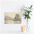 Picture of Sketched Creek _GroupedProduct_Rectangle_Landscape_Canvas_