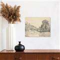 Picture of Sketched Creek _GroupedProduct_Rectangle_Landscape_Canvas_