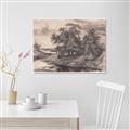 Picture of Sketched River _GroupedProduct_Rectangle_Landscape_Canvas_