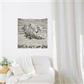 Picture of Sketched Clouds _GroupedProduct_Square_Canvas_