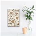 Picture of Nouveau Florals II _GroupedProduct_Rectangle_Portrait_Canvas_Framed_