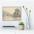 Picture of Sketched Creek _GroupedProduct_Rectangle_Landscape_Canvas_Framed_