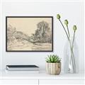 Picture of Sketched Creek _GroupedProduct_Rectangle_Landscape_Canvas_Framed_