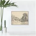 Picture of Sketched Creek _GroupedProduct_Rectangle_Landscape_Canvas_Framed_