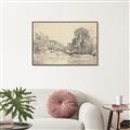 Picture of Sketched Creek _GroupedProduct_Rectangle_Landscape_Canvas_Framed_