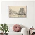 Picture of Sketched Creek _GroupedProduct_Rectangle_Landscape_Canvas_Framed_