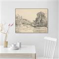 Picture of Sketched Creek _GroupedProduct_Rectangle_Landscape_Canvas_Framed_