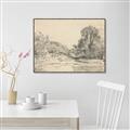 Picture of Sketched Creek _GroupedProduct_Rectangle_Landscape_Canvas_Framed_