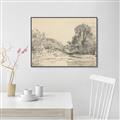 Picture of Sketched Creek _GroupedProduct_Rectangle_Landscape_Canvas_Framed_