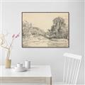 Picture of Sketched Creek _GroupedProduct_Rectangle_Landscape_Canvas_Framed_