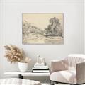 Picture of Sketched Creek _GroupedProduct_Rectangle_Landscape_Canvas_Framed_