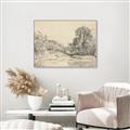 Picture of Sketched Creek _GroupedProduct_Rectangle_Landscape_Canvas_Framed_