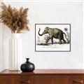 Picture of Indian Elephant _GroupedProduct_Rectangle_Landscape_Canvas_Framed_