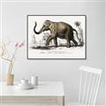 Picture of Indian Elephant _GroupedProduct_Rectangle_Landscape_Canvas_Framed_