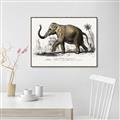 Picture of Indian Elephant _GroupedProduct_Rectangle_Landscape_Canvas_Framed_
