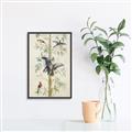 Picture of Six Birds _GroupedProduct_Rectangle_Portrait_Canvas_Framed_