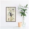 Picture of Six Birds _GroupedProduct_Rectangle_Portrait_Canvas_Framed_
