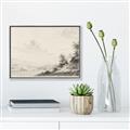 Picture of Riverside Sketched _GroupedProduct_Rectangle_Landscape_Canvas_Framed_