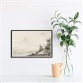 Picture of Riverside Sketched _GroupedProduct_Rectangle_Landscape_Canvas_Framed_
