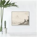 Picture of Riverside Sketched _GroupedProduct_Rectangle_Landscape_Canvas_Framed_