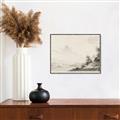 Picture of Riverside Sketched _GroupedProduct_Rectangle_Landscape_Canvas_Framed_