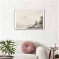 Picture of Riverside Sketched _GroupedProduct_Rectangle_Landscape_Canvas_Framed_