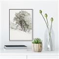 Picture of Trees on a Hill _GroupedProduct_Rectangle_Portrait_Canvas_Framed_