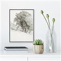 Picture of Trees on a Hill _GroupedProduct_Rectangle_Portrait_Canvas_Framed_