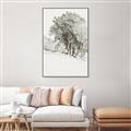 Picture of Trees on a Hill _GroupedProduct_Rectangle_Portrait_Canvas_Framed_