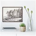 Picture of Windy Trees _GroupedProduct_Rectangle_Landscape_Canvas_Framed_