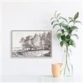 Picture of Windy Trees _GroupedProduct_Rectangle_Landscape_Canvas_Framed_