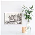Picture of Windy Trees _GroupedProduct_Rectangle_Landscape_Canvas_Framed_