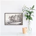 Picture of Windy Trees _GroupedProduct_Rectangle_Landscape_Canvas_Framed_